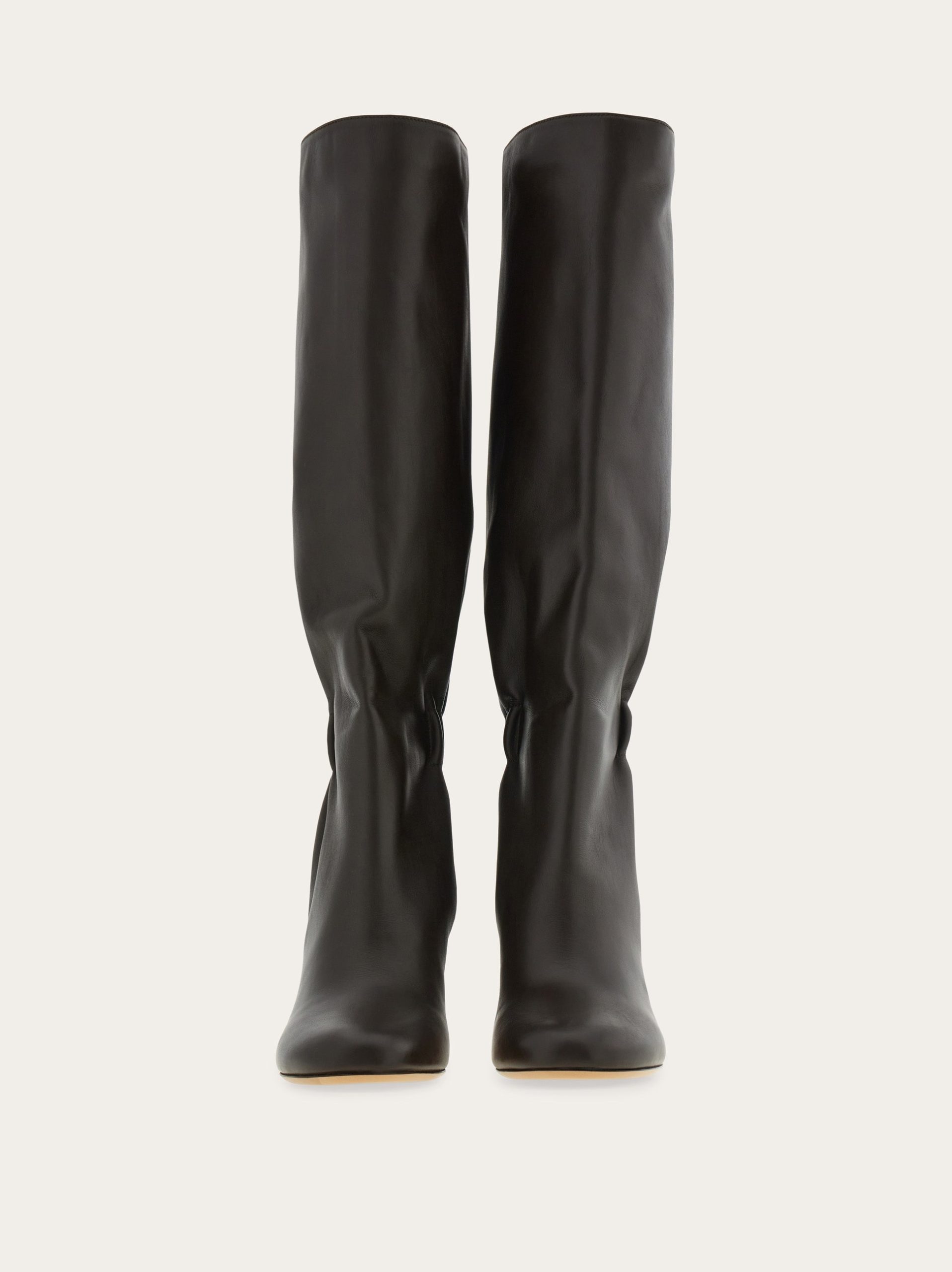 Ferragamo Knee boot with ruched detail - Image 7
